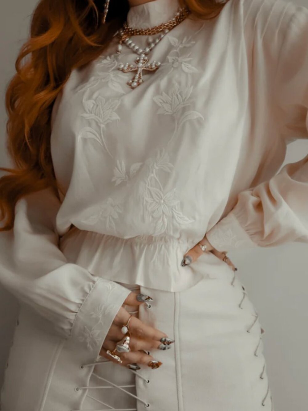 NWOT Lively Ghosts Viago Blouse - Women's S